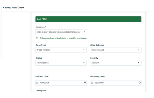 Case Management Isolated
