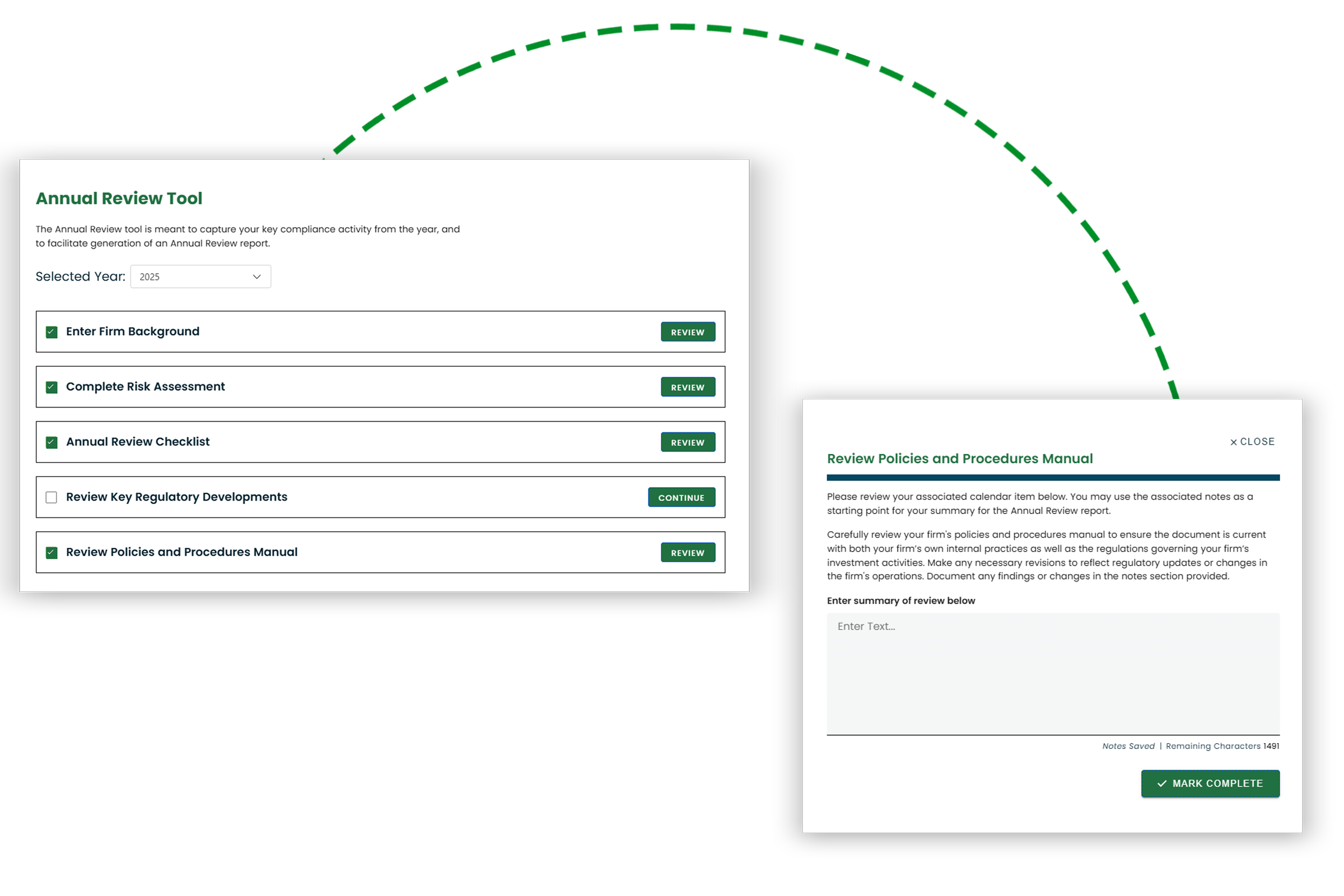 Comply Annual Review Tool