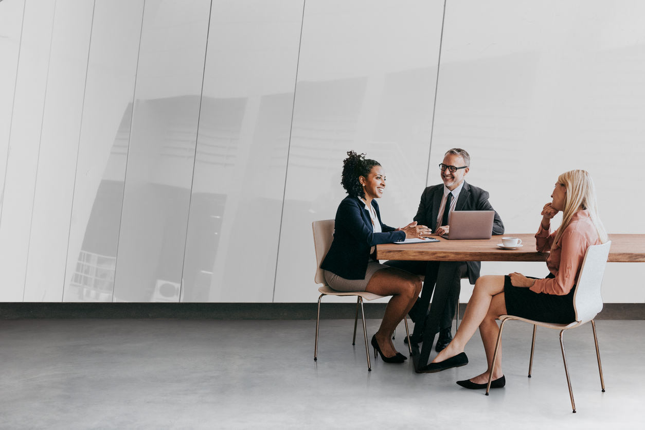Business people discussing in a meeting room