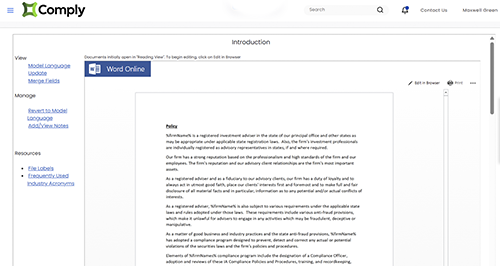 intelligent policy builder doc