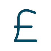 UK Markets icon, pound currency symbol