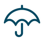 Insurance companies icon, umbrella