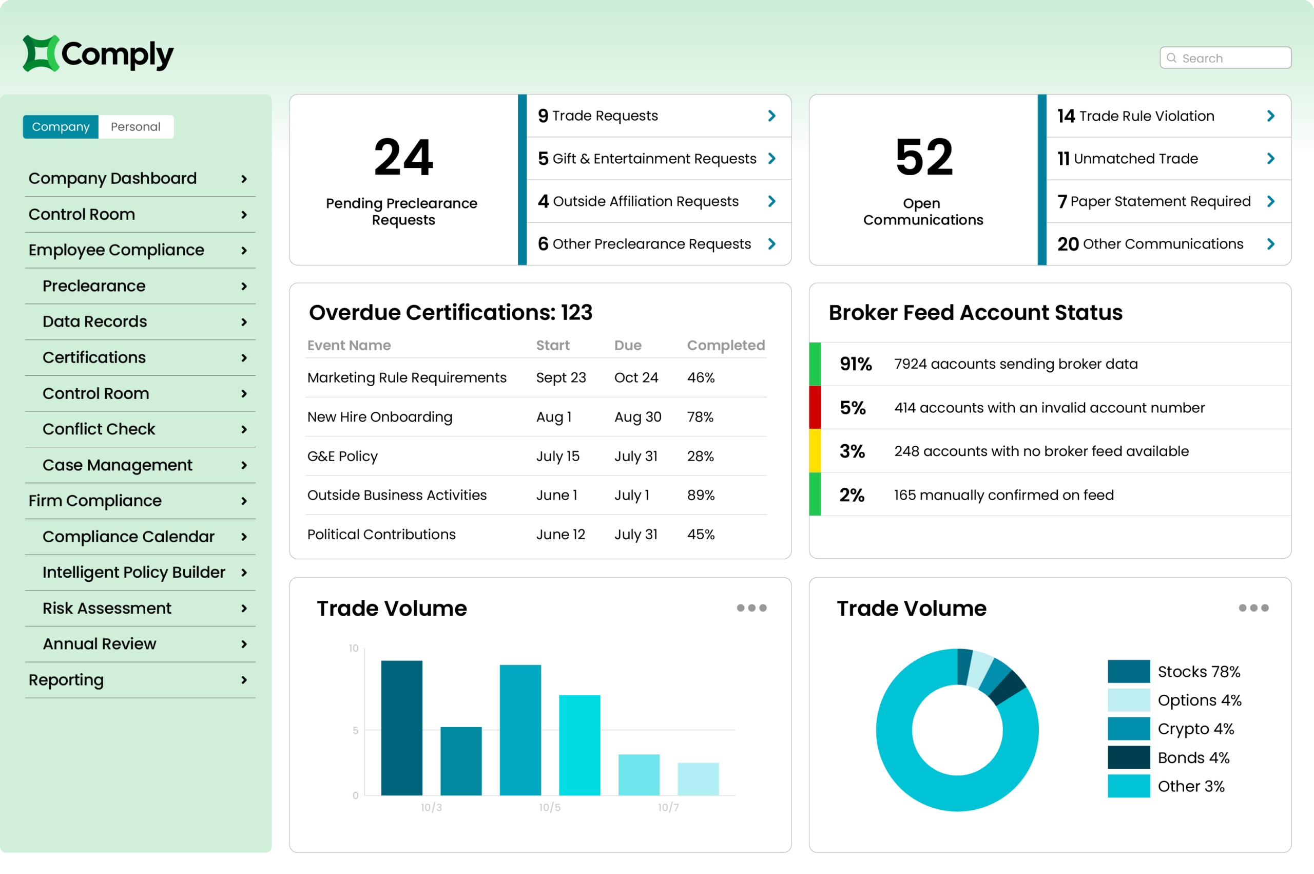 Comply Homepage Hero
